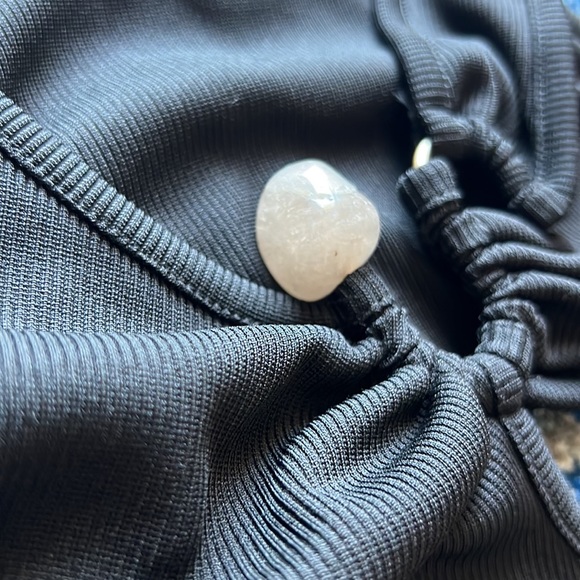 ❌SOLD❌ Christopher Esber Multi Split Quartz Rib Top in Black 6 - Picture 8 of 9